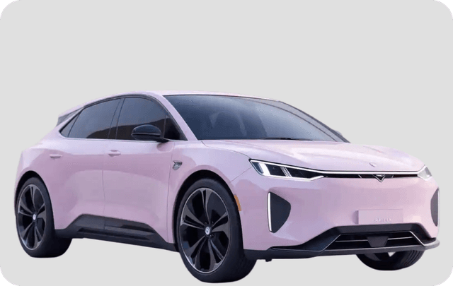 Confident female motorcycle rider posing with her bike